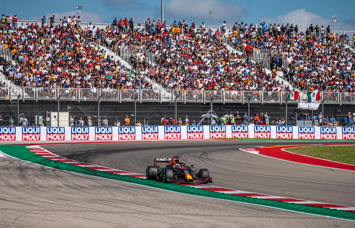 Sports car racing done Austin's Formula One racetrack in Austin, Texas