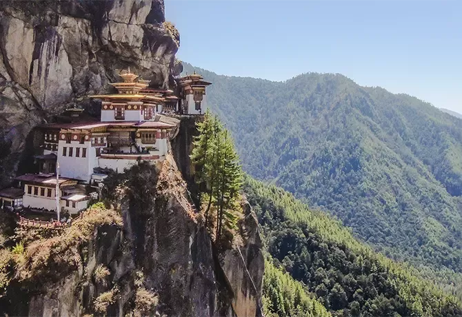 Tigers Nest in Bhutan’s Paro Valley, Bhutan