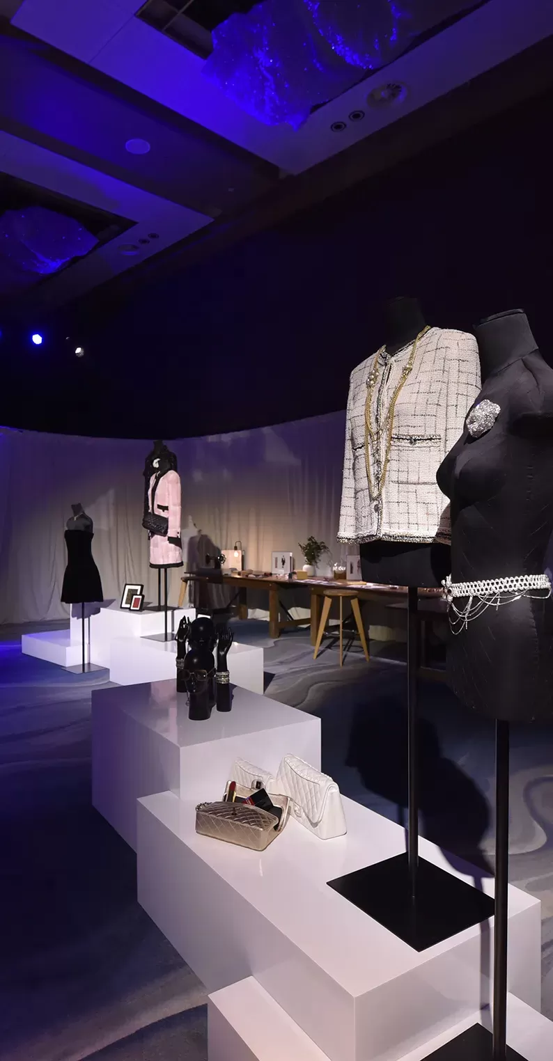 Room full of Chanel items