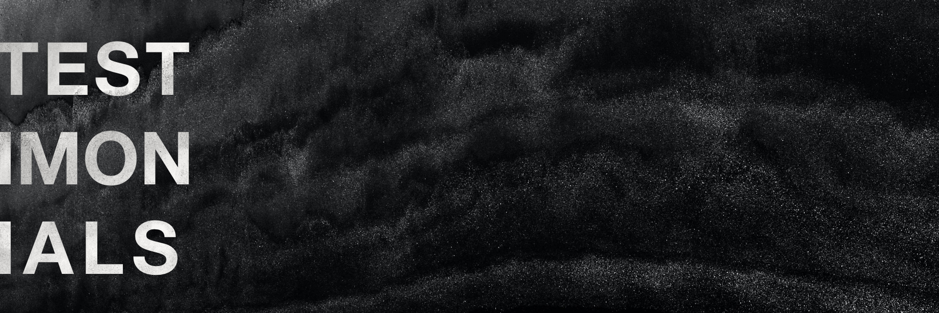 Quintessentially | charcoal background with graphic text on top