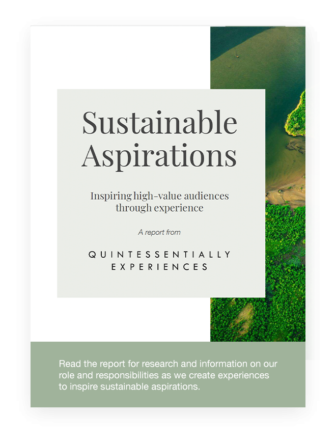 Quintessentially Experiences | Sustainable Aspirations Cover