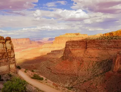 Landscape view of the grand canyons