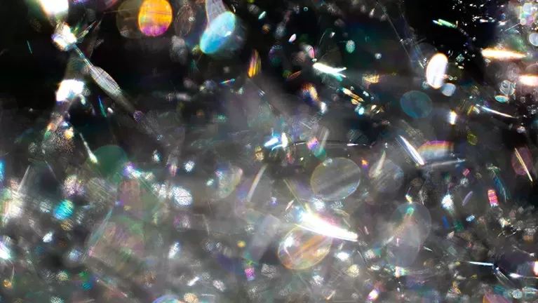 Close up view of diamond