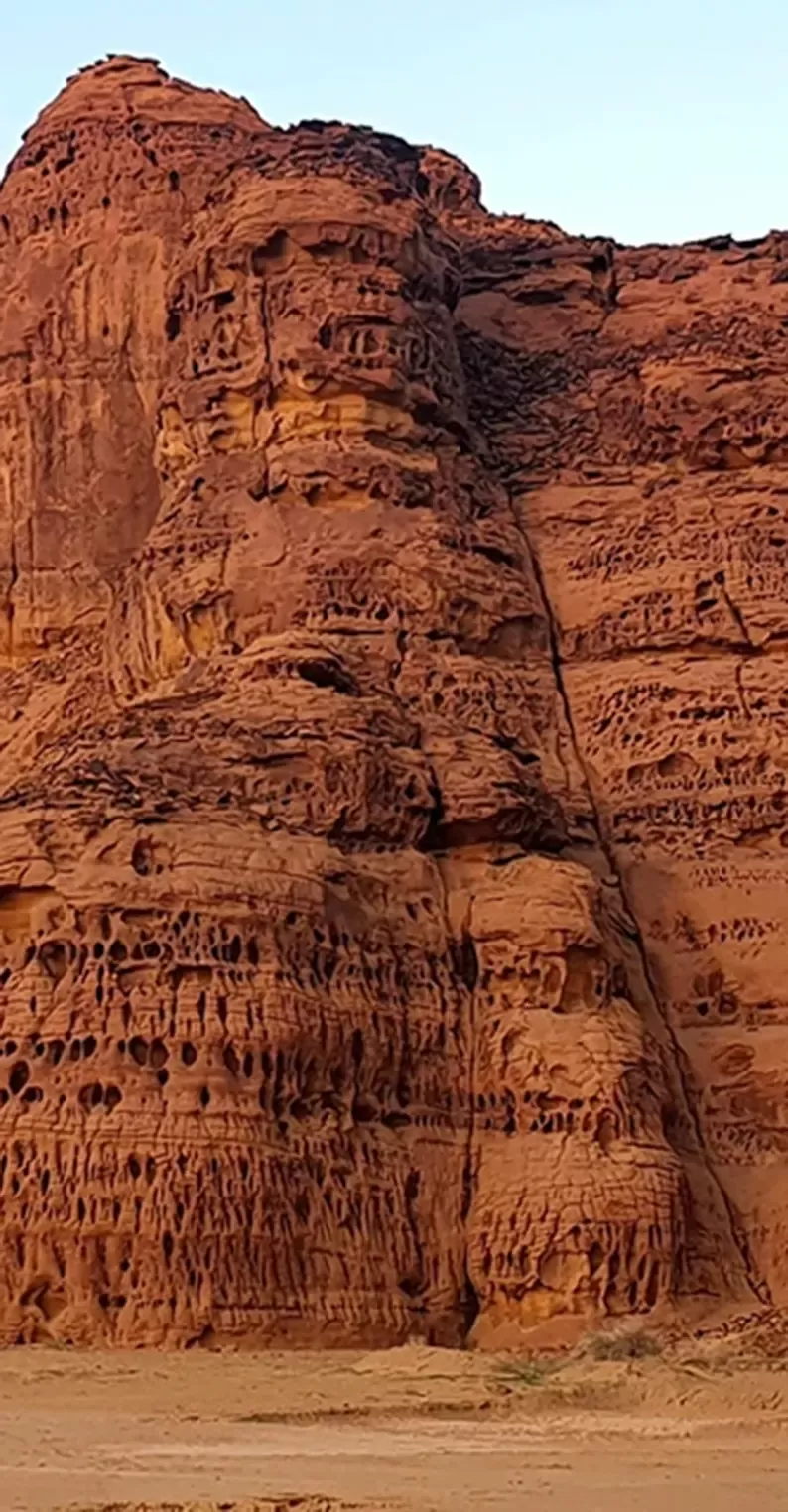 Desert rocks in Alula, Saudi Arabia