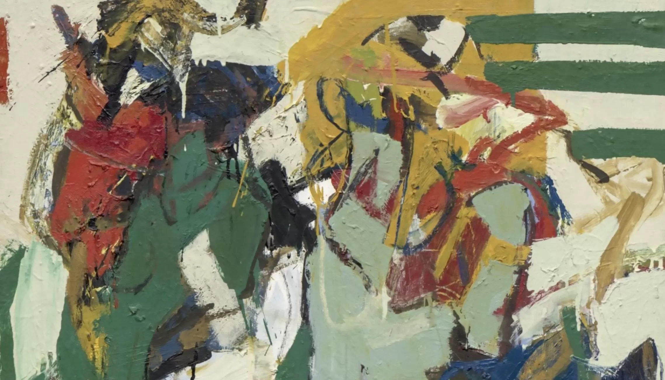 Wook-kyung Choi, Untitled (detail), 1960s Acrylic on canvas