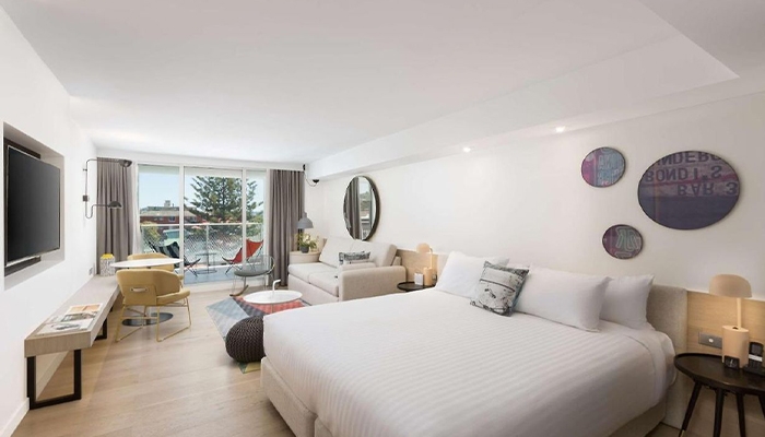 Bedroom at QT Bondi