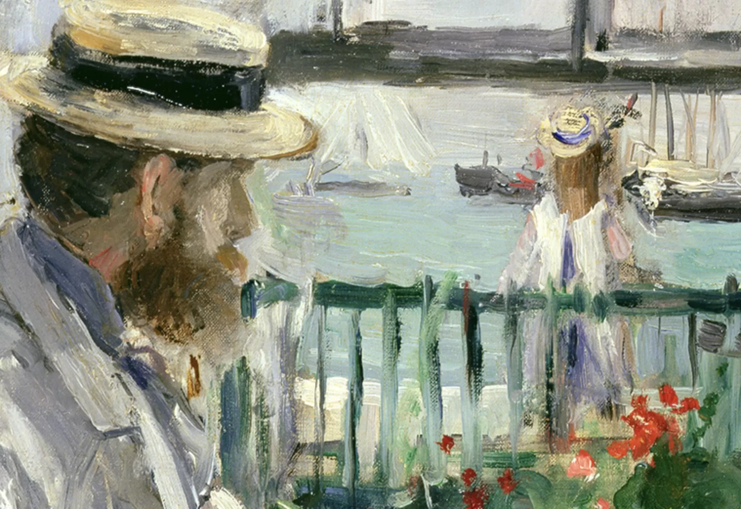 Eugène Manet on the Isle of Wight, 1885 by Berthe Morisot