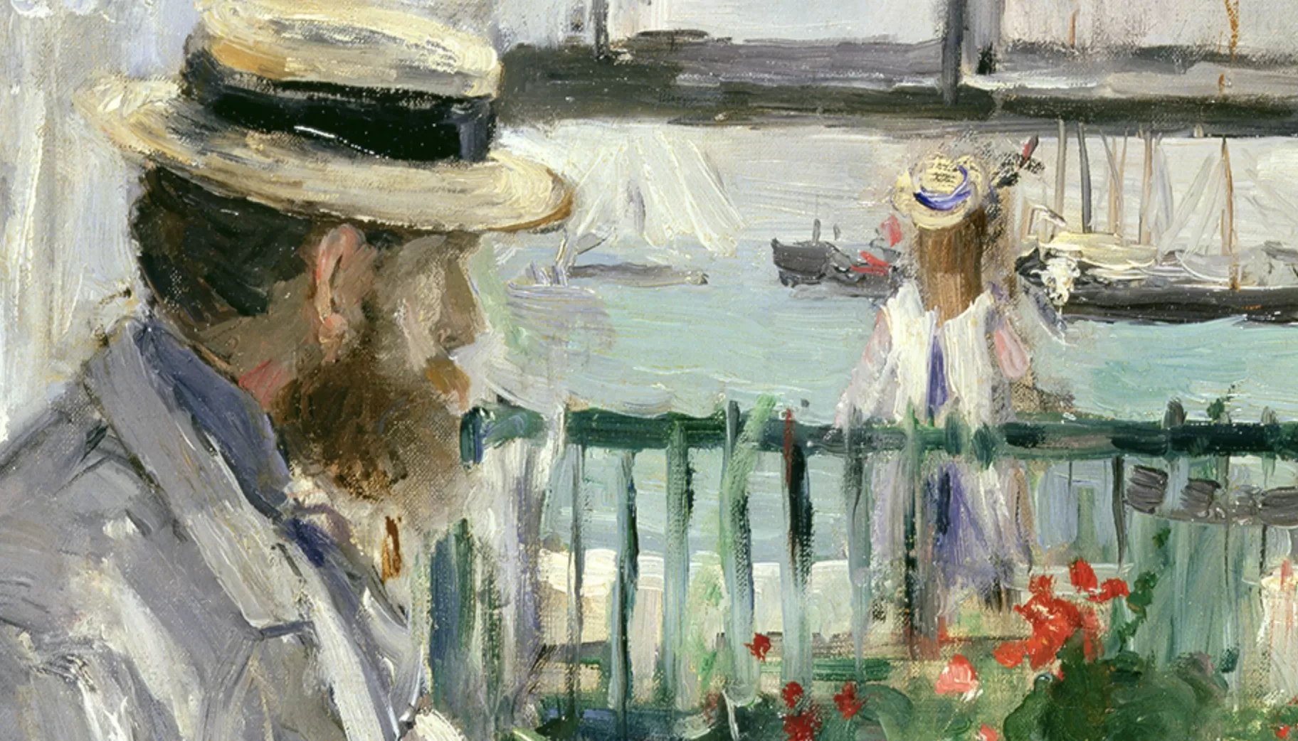 Eugène Manet on the Isle of Wight, 1885 by Berthe Morisot