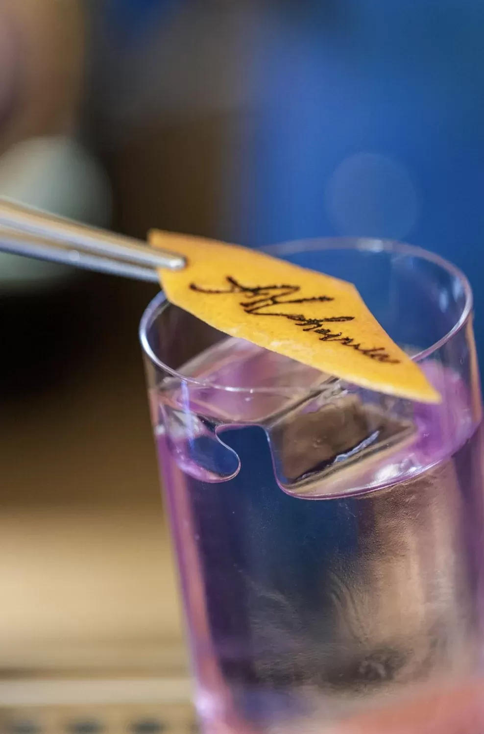Cocktail served at Ca’ di Dio in Venice