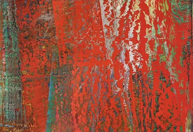 Abstraktes Bild by Gerhard Richter