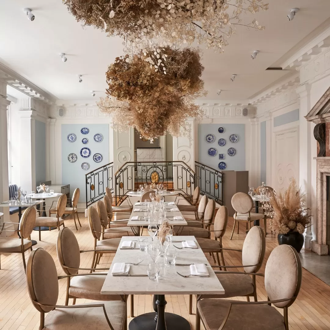 Luxury restaurant at Holy Carrot, Knightsbridge