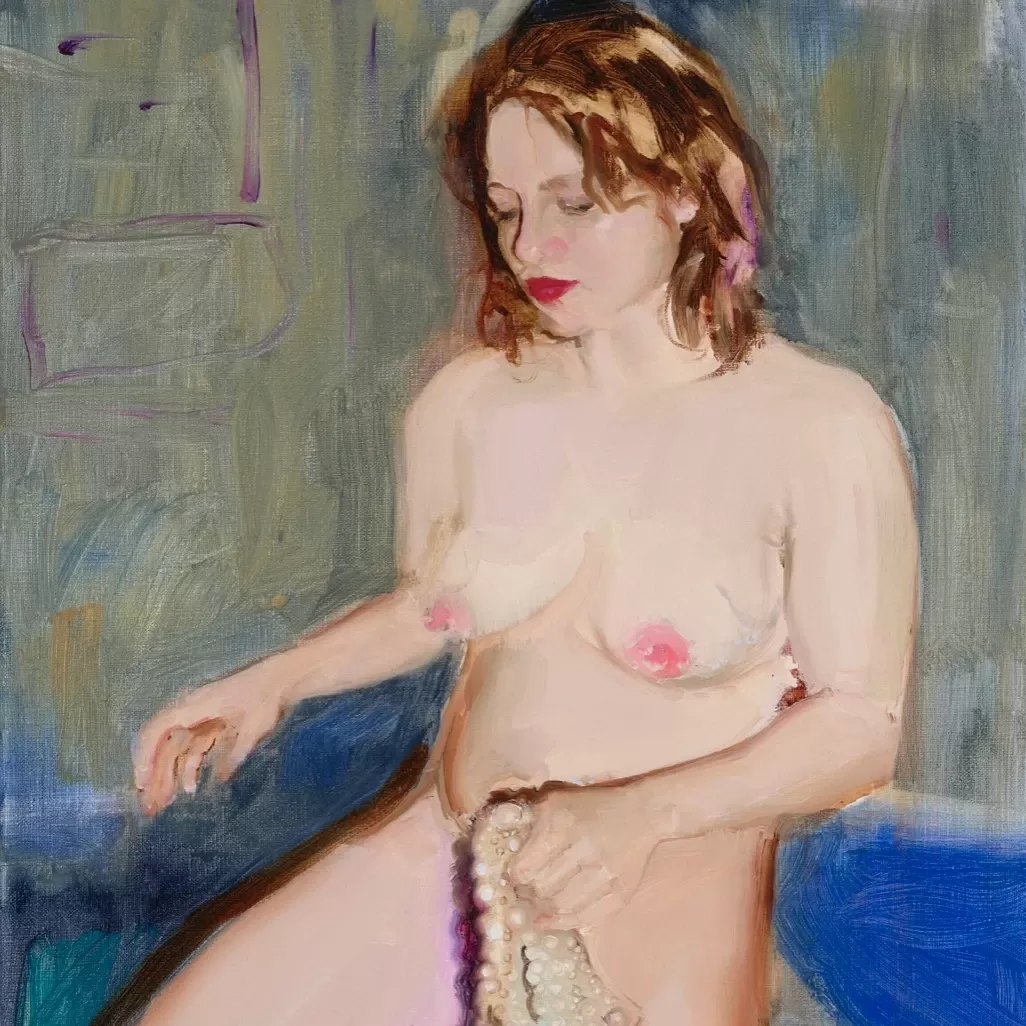 Tatiana in her Studio by Jenna Gribbon