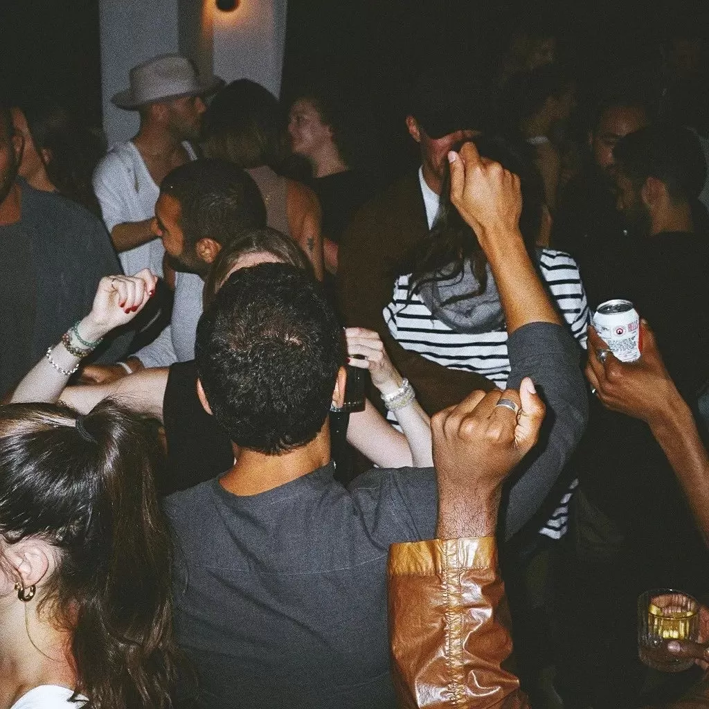 Vintage photo of people dancing at Laylow, Notting Hill