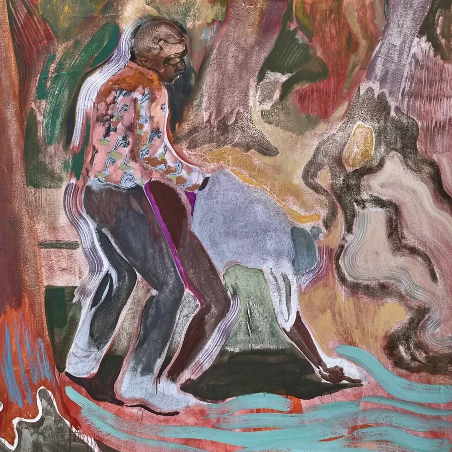 Muliro Gardens (Baboons) by Michael Armitage