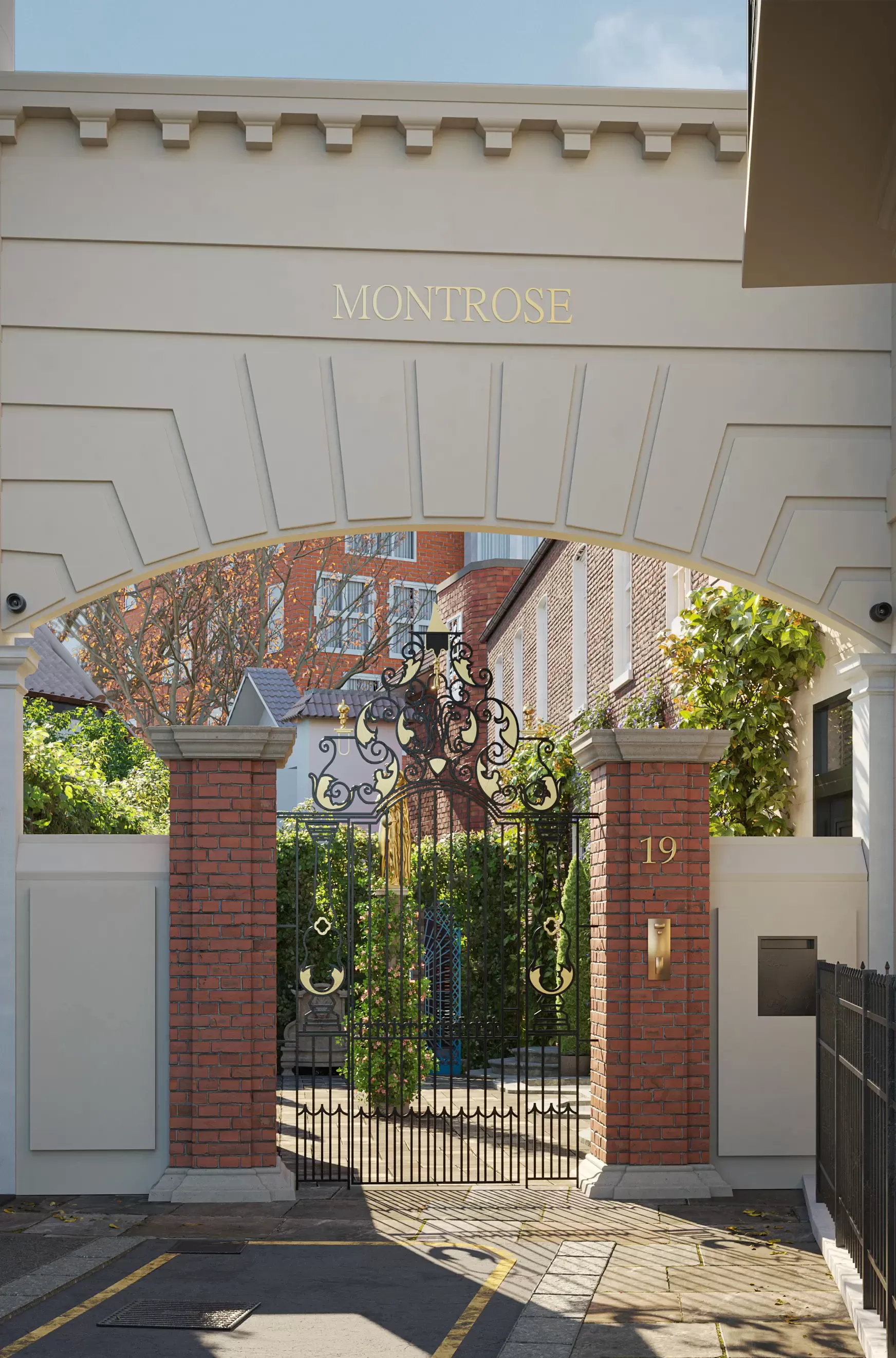 Exterior of Montrose London by Dr Georgina Williams