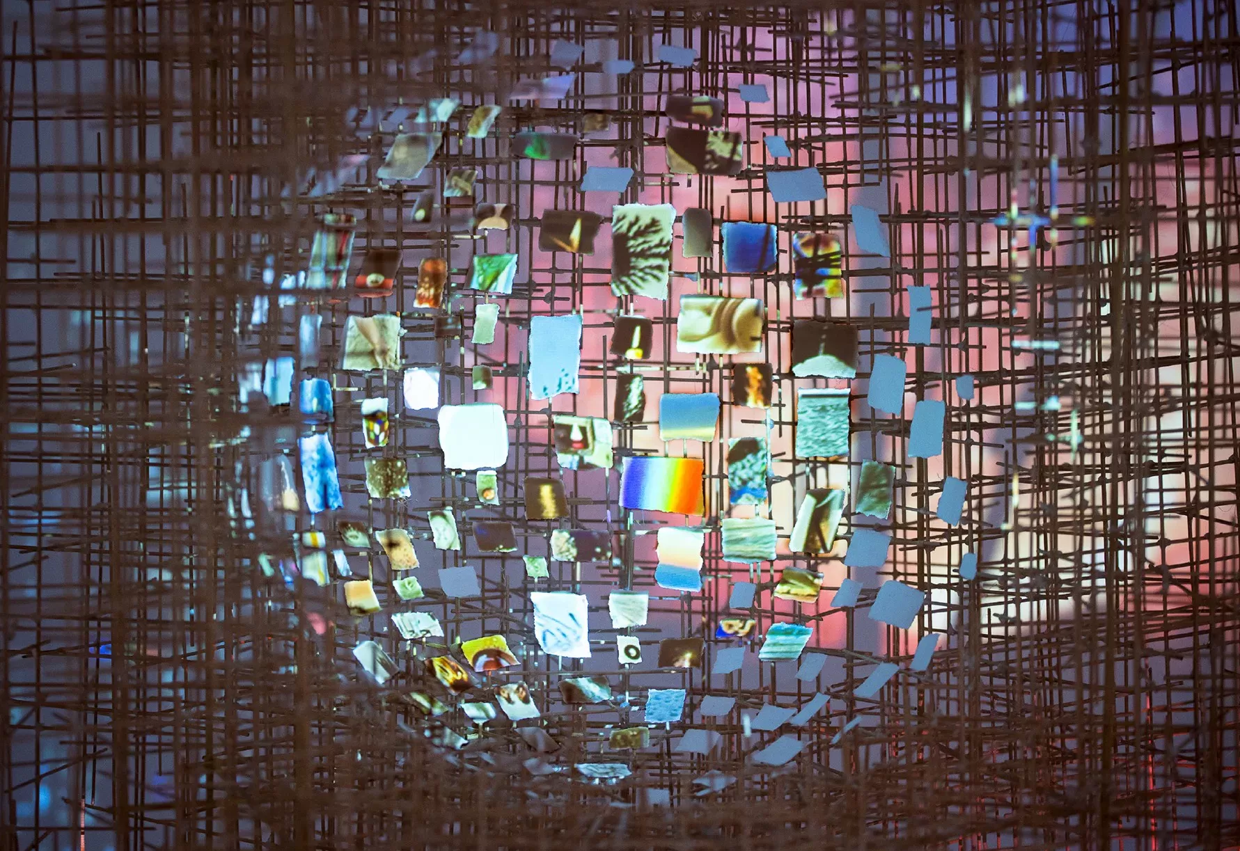 Sarah Sze - "In-progress work by Sarah Sze, 2022"