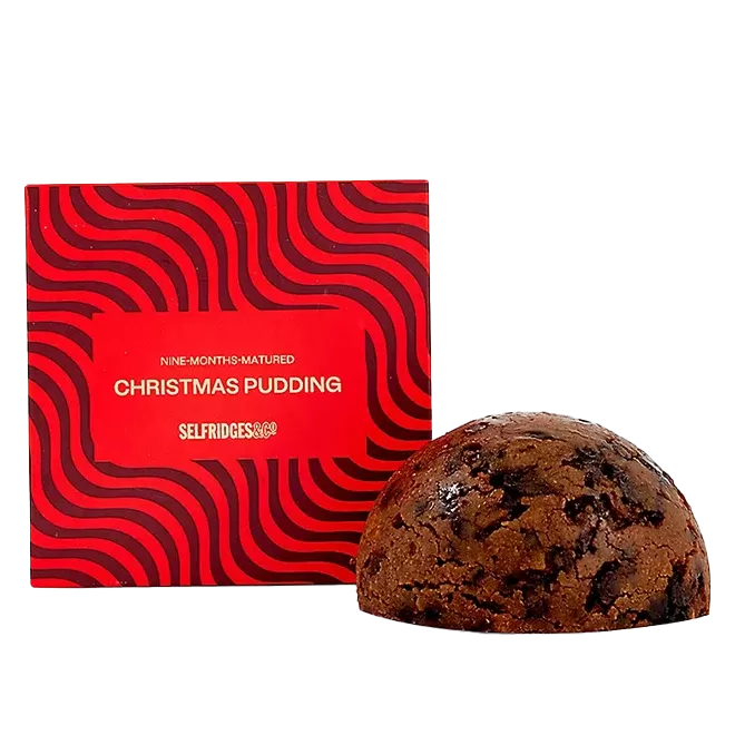 Christmas pudding and box