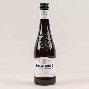 Bottle of Showerings Cider