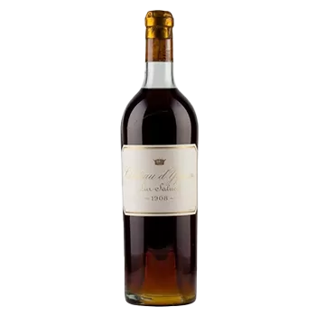 Bottle of Hedonism Wines, Yquem 1908