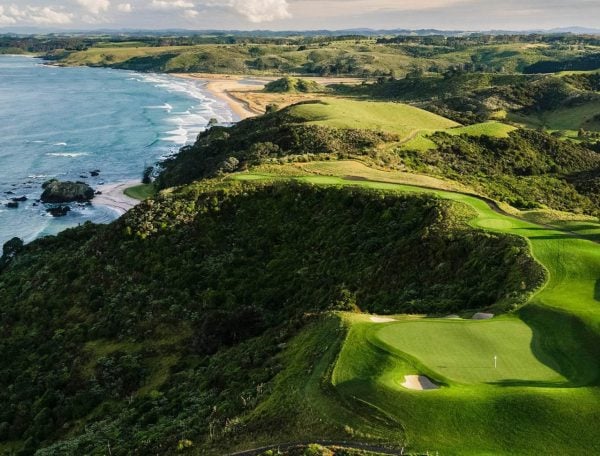 Golf course overlooking the sea at The Four Seasons Golf Resort