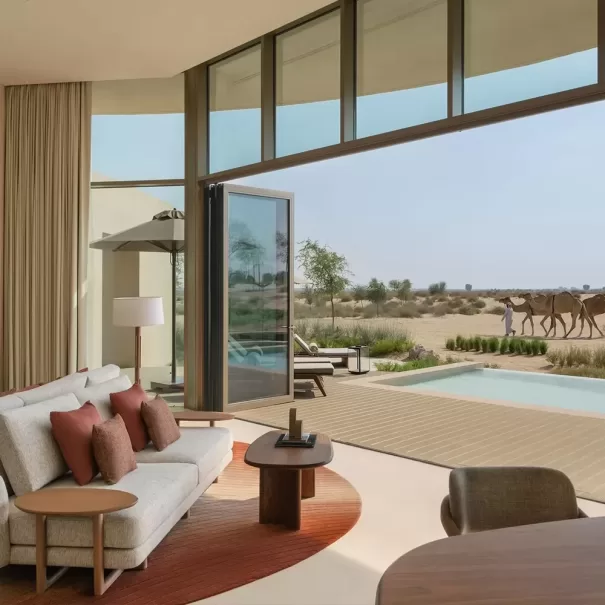Seven luxury hotel villas with private pools in Dubai