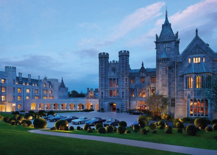Outside of Adare Manor Hotel in Ireland, Country Limerick