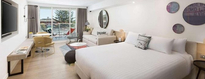 Bedroom at QT Bondi