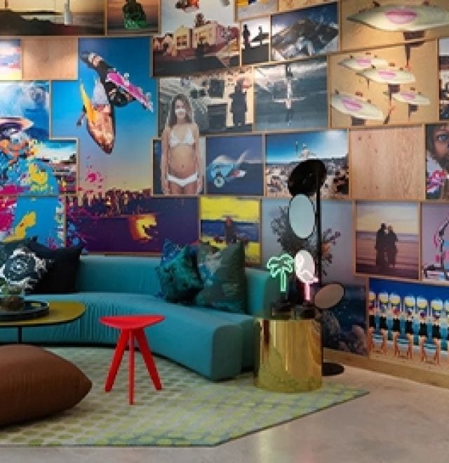 QT Bondi lobby Shaun Gladwell art installation