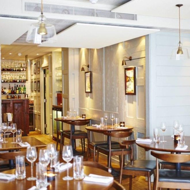 Luxury dining Trishna interiors