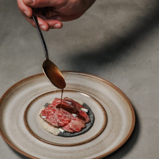 Wagyu with hand at KOL