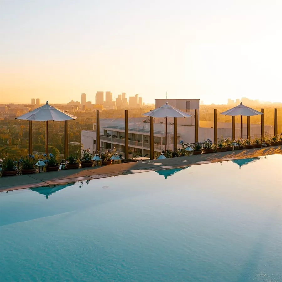 LA's best spa-like hotel pools