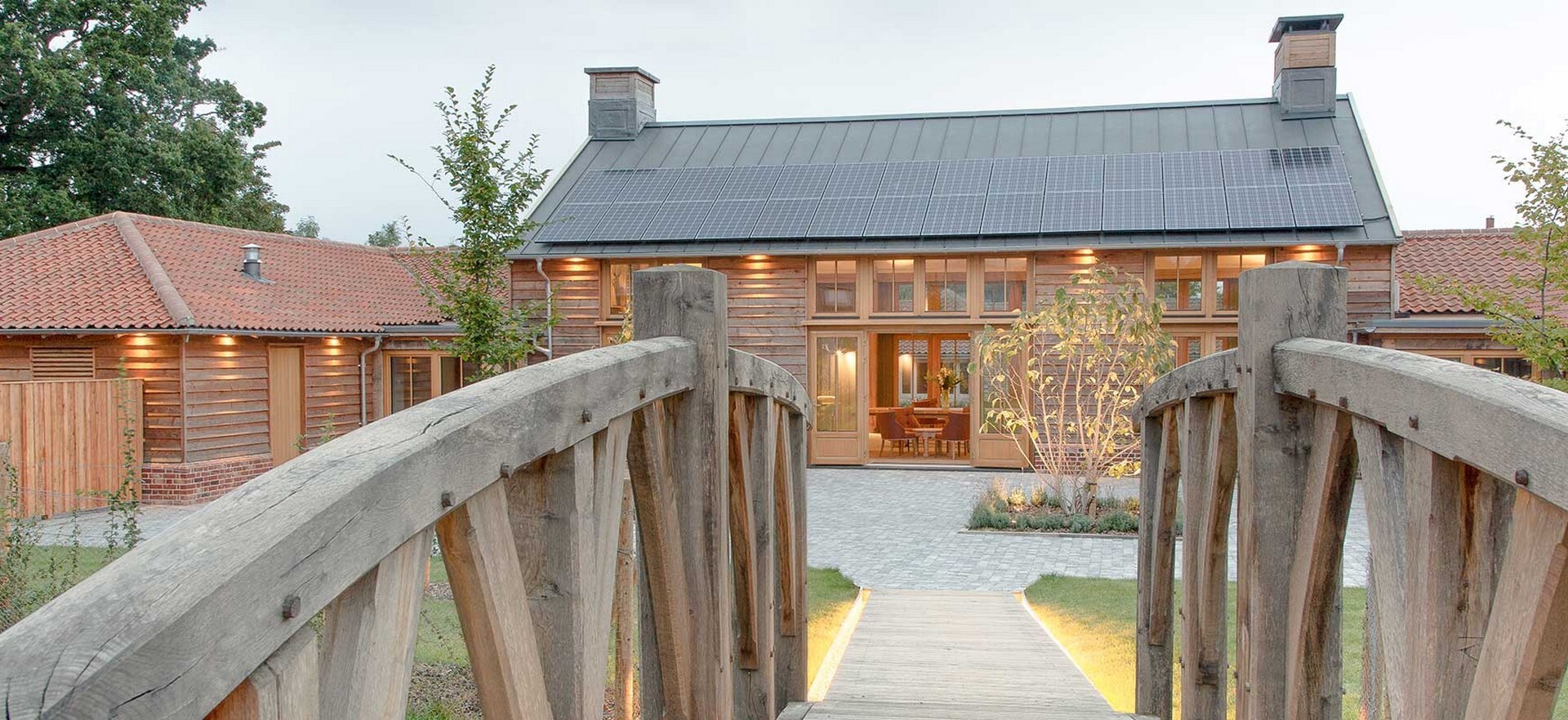 Retreat East The Farmhouse Outside View Bridge England