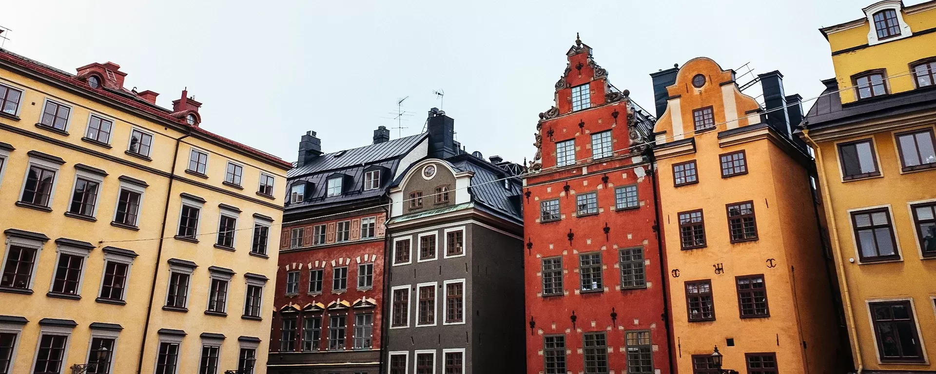 Colourful Swedish buildings